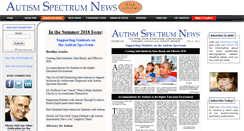 Desktop Screenshot of mhnews-autism.org